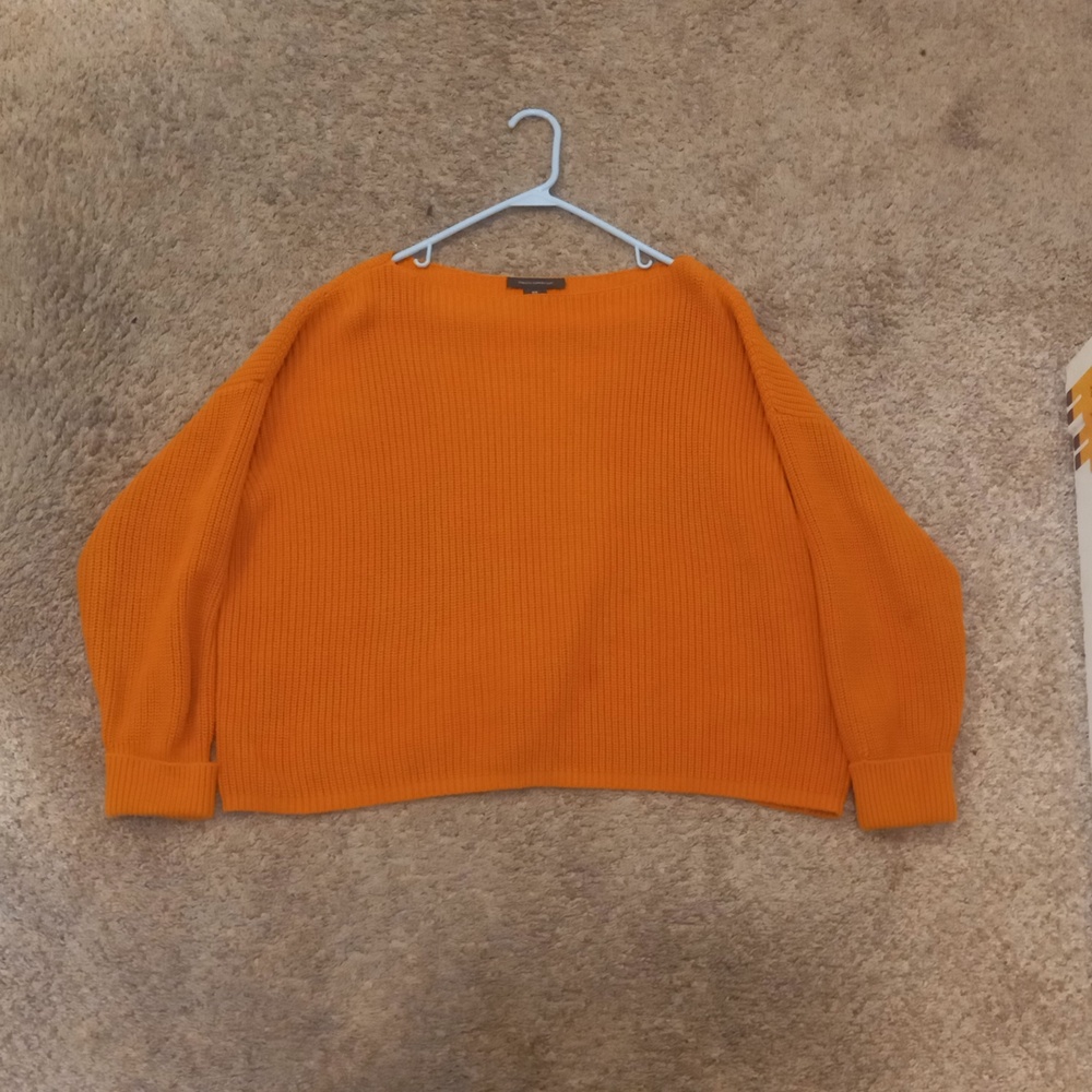 French Connection Vibrant Orange Women's Sweater